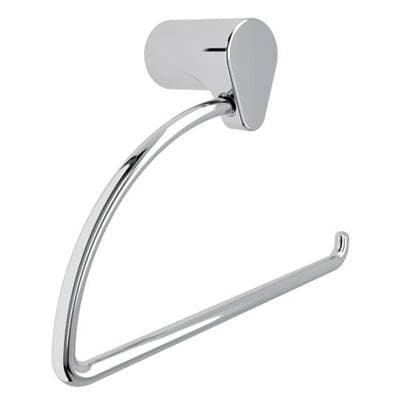Chrome european paper holder by Moen