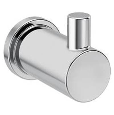 Chrome single robe hook