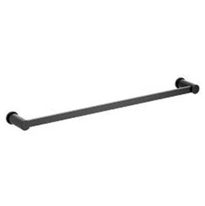 Matte black 24'' towel bar