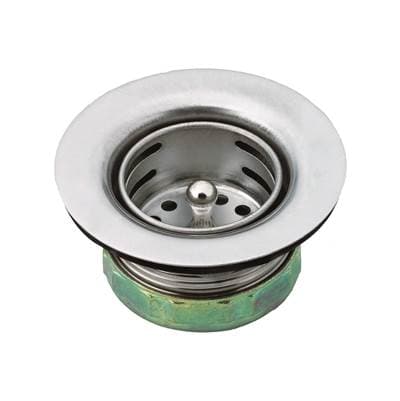 Sink Basket Strainer with Drain Assembly, 2'', Stainless Steel by Moen