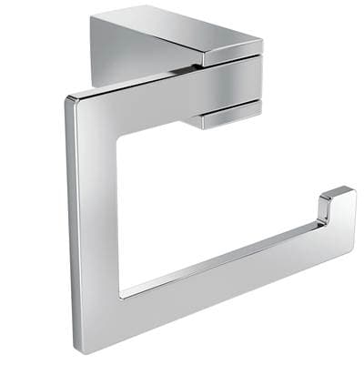Chrome paper holder by Moen