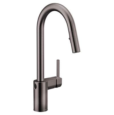Align Motionsense Wave One-Sensor Touchless One-Handle High Arc Modern Pulldown Kitchen Faucet with Reflex, Spot Resist Black Stainless