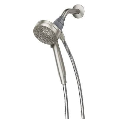 Engage Magnetix 3.5-Inch Six-Function Handheld Showerhead with Magnetic Docking System, Brushed Nickel