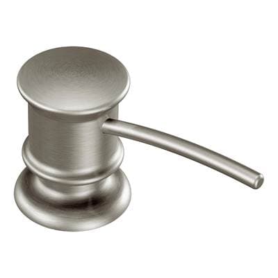Deck Mounted Kitchen Soap Dispenser with Above the Sink Refillable Bottle, Spot Resist Stainless