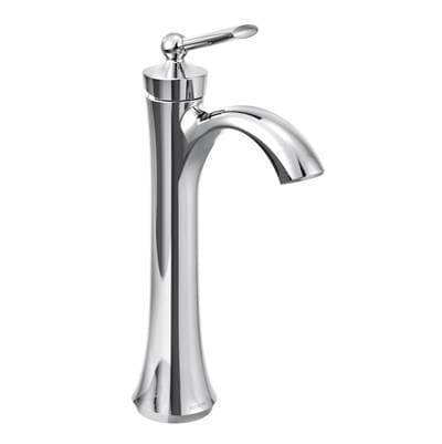 Wynford One-Handle High Arc Vessel Sink Bathroom Faucet, Chrome by Moen