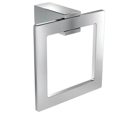 Chrome towel ring by Moen