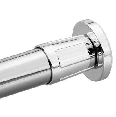 Chrome shower rod by Moen