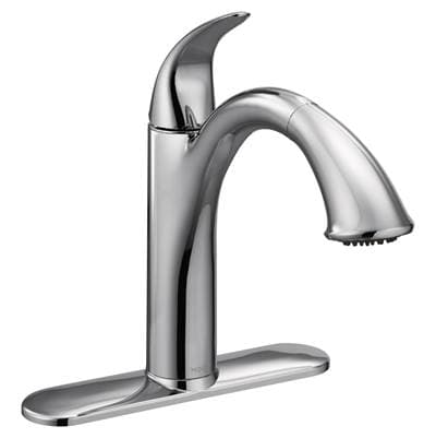 Camerist One-Handle Pullout Kitchen Faucet Featuring Power Clean and Reflex, Chrome