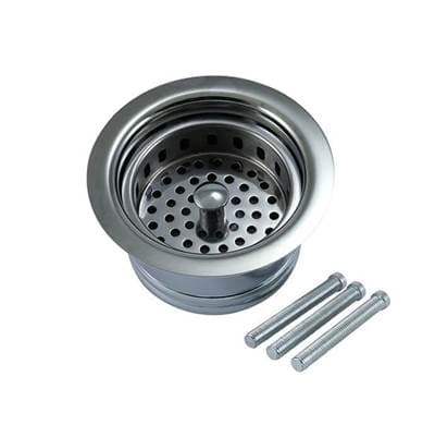 Traditional - Complete Stopper and Strainer Unit Waste Disposer Trim - Extended Flange