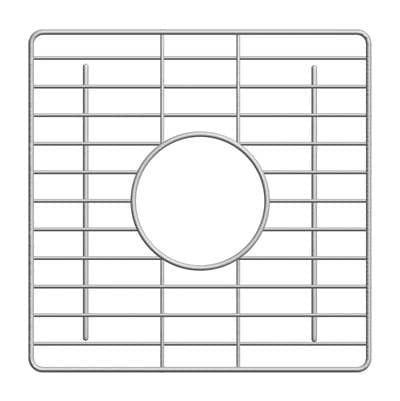 12'' Square Bottom Grid Stainless Steel by Native Trails