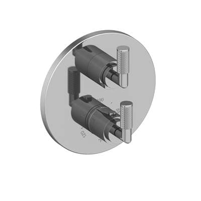 Kimbell 1/2'' Round Thermostatic Trim Plate with Handle Polished Chrome by Newport Brass