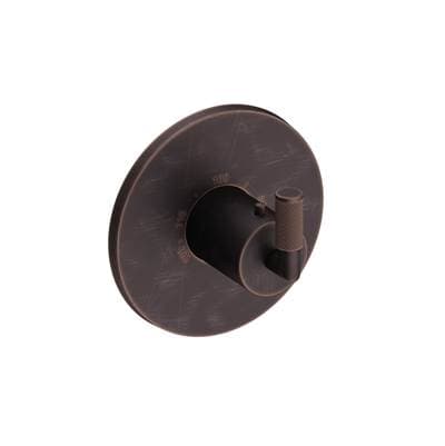 Kimbell 3/4'' Round Thermostatic Trim Plate with Handle Venetian Bronze