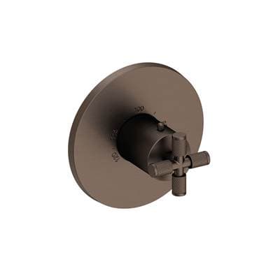 Newport Brass kimbell 3/4'' Round Thermostatic Trim Plate with Handle English Bronze