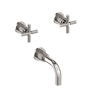 Kimbell Wall Mount Tub Faucet Polished Nickel PVD