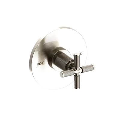 Kimbell Balanced Pressure Shower Trim Plate with Handle. Less showerhead, arm and flange. Antique Nickel