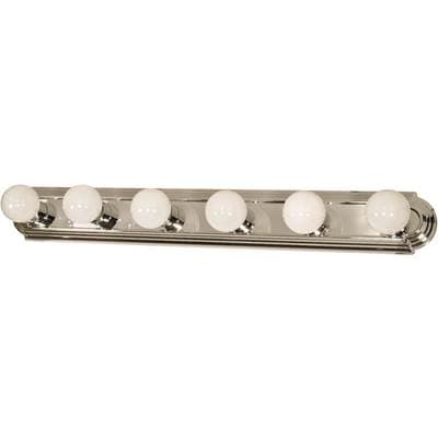 6 Light 36'' Racetrack Vanity