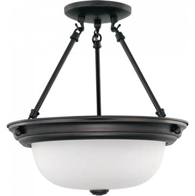 2 Light 13'' Semi-Flush