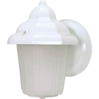 1 Light Hood Outdoor Wall Lantern