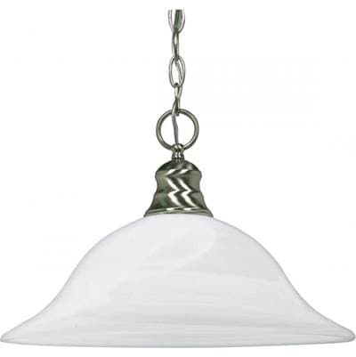 1 Light Hanging Dome Pendant by Nuvo