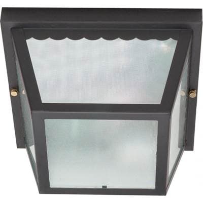 2 Light 10'' Carport Flush Fixture by Nuvo