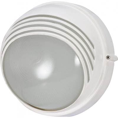 1 Light 10'' Round Hood Bulk Head by Nuvo