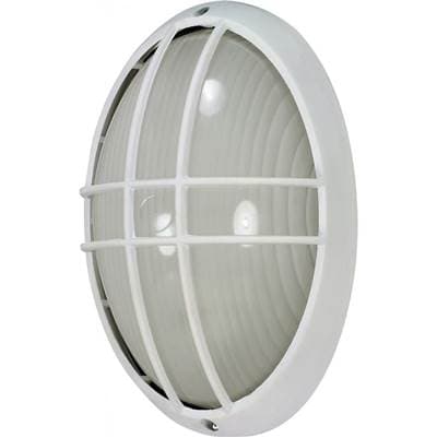 1 Light 13'' Oval Cage Bulk Head