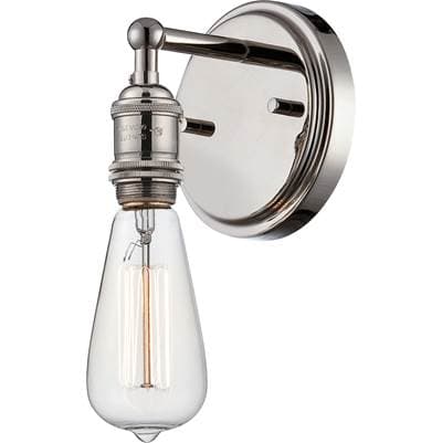 1 Light Vintage Wall Sconce by Nuvo