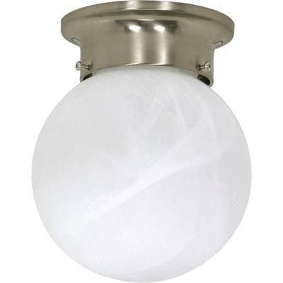 1 Light-6'' Ball Flush Fixture