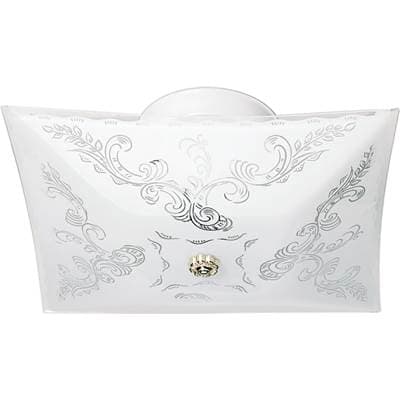 2 Light Square Ceiling Flush by Nuvo