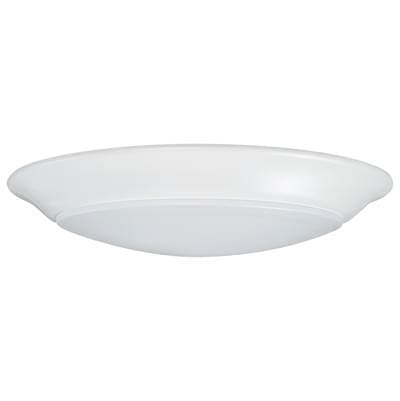 8 Watt; 7 Inch LED Disk Light; White Finish; CCT Selectable