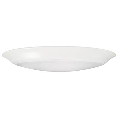 9.5 Watt; 10 Inch LED Disk Light; White Finish; CCT Selectable by Nuvo