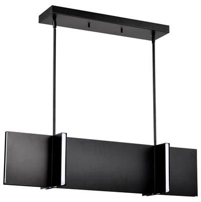 Blaine; 38 Inch LED Island Pendant; Matte Black; Acrylic Lens by Nuvo