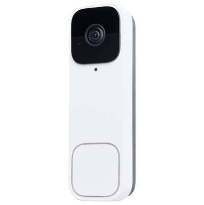 Starfish - Smart Doorbell Security Camera Wired - White Doorbell With White Chime