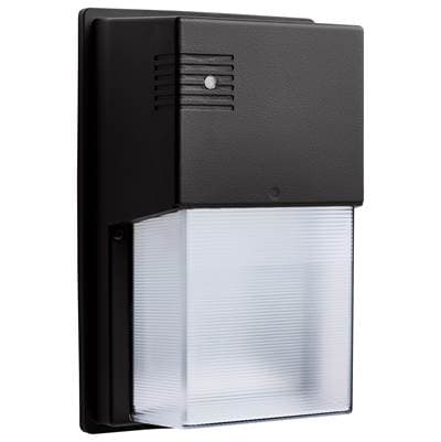 LED Entryway Wall Pack - 10/15/20 Wattage Selectable - 30K/40K/50K CCT Selectable - Bronze Finish