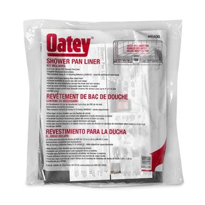 Shower Pan Liner Kit W/O Corner Dam