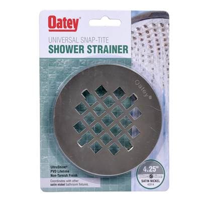 4 1/4 In. Strainer Satin Nickel by Oatey