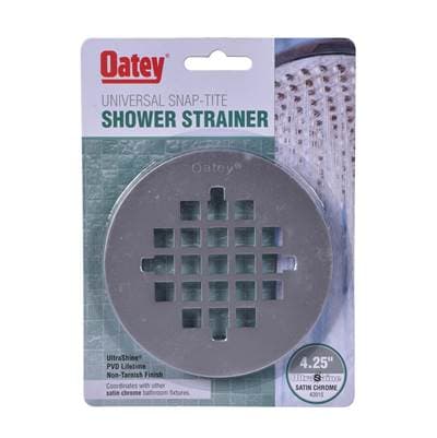 4 1/4 In. Strainer Satin Chrome Pvd
