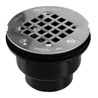 2 Part Abs Shower Drain W/Ss Strainer by Oatey