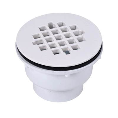 2 Part Pvc Shower Drain W/Plastic Strainer by Oatey