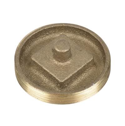 2 In. L.W. Brass Recessed Cleanout Plug by Oatey
