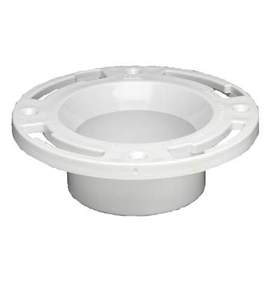 Level-Fit, Inside 3 Fit Hub Flange, Open, Pvc, W/Pl Ring by Oatey