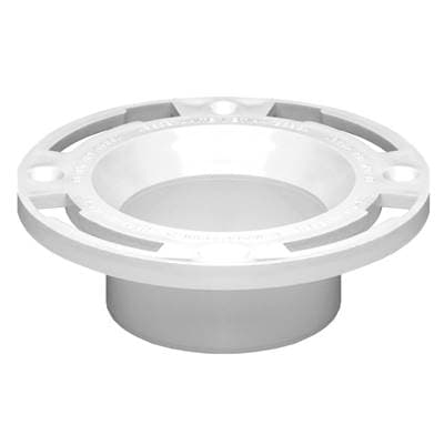 3-4 In. Long Pattern Level-Fit Flange W/O Cap Pvc