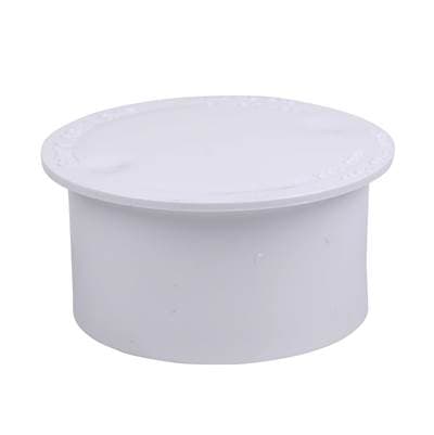3 In. Plastic Snap-In W/Plastic Cover Pvc by Oatey