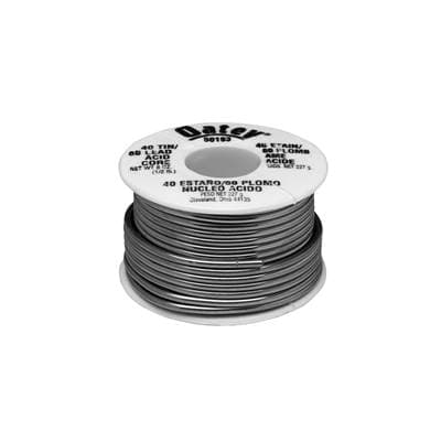 .5 LB 40/60 ACID CORE SOLDER SPOOL 10-PACK by Oatey
