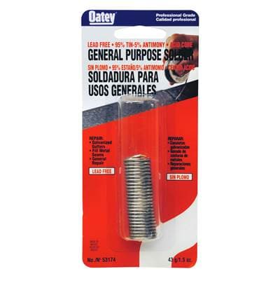 1.5 OZ LEAD FREE ACID CORE CARDED by Oatey