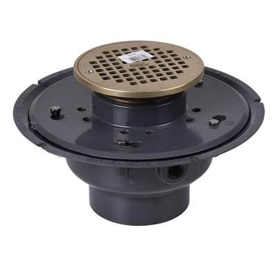 4 In. Pvc Nickel Drain W/6 In. Nickel Strainer