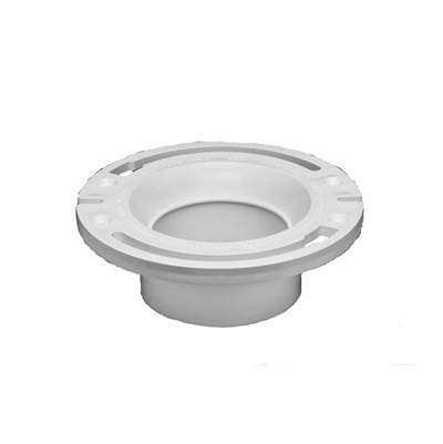 3-4 In. Adjustable Level-Fit Flange W/Cap Pvc
