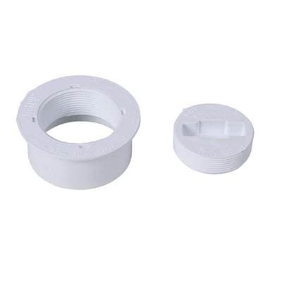 3 In. All Plastic Snap-In Cleanout Abs by Oatey