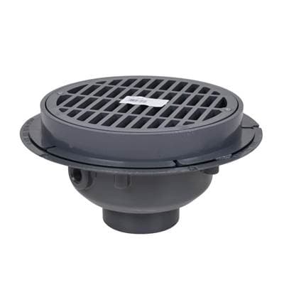 4 In. Pvc Drain W/Cast Iron Grate & W/O Bucket by Oatey