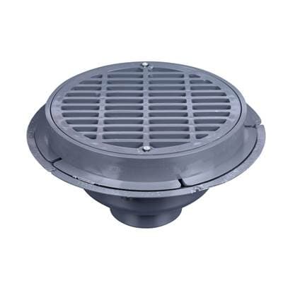 6 In. Pvc Drain W/Plastic Grate W/O Bucket by Oatey